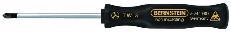 Bernstein ESD Tri-Wing-Schraubendreher Größe TW 5 Klingenlänge: 70 mm