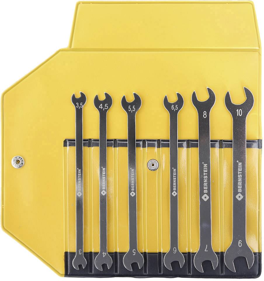 Bernstein Tools for Electronics 6-750 Doppel-Maulschlüssel-Satz 6teilig Schlüsselweite (Metrisch) 3