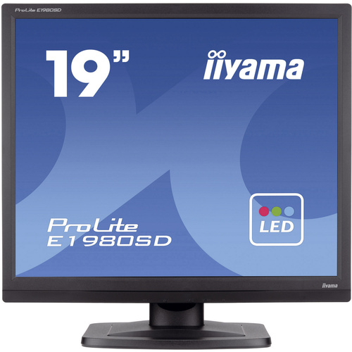 Iiyama E1980SD-B1 LED-Monitor 48.3 cm (19 Zoll) EEK E (A - G) 1280 x 1024 Pixel SXGA 5 ms DVI, VGA TN LED