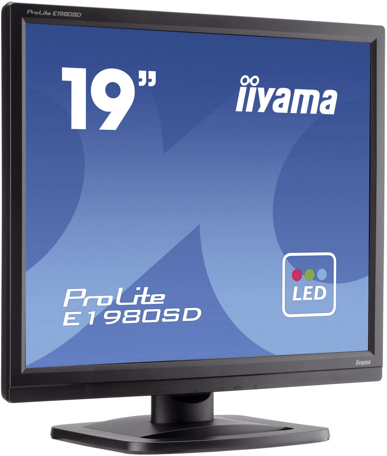 Iiyama E1980SD-B1 LED-Monitor EEK E (A - G) 48.3 cm (19 Zoll) 1280 x 1024 Pixel 5:4 5 ms DVI, VGA T