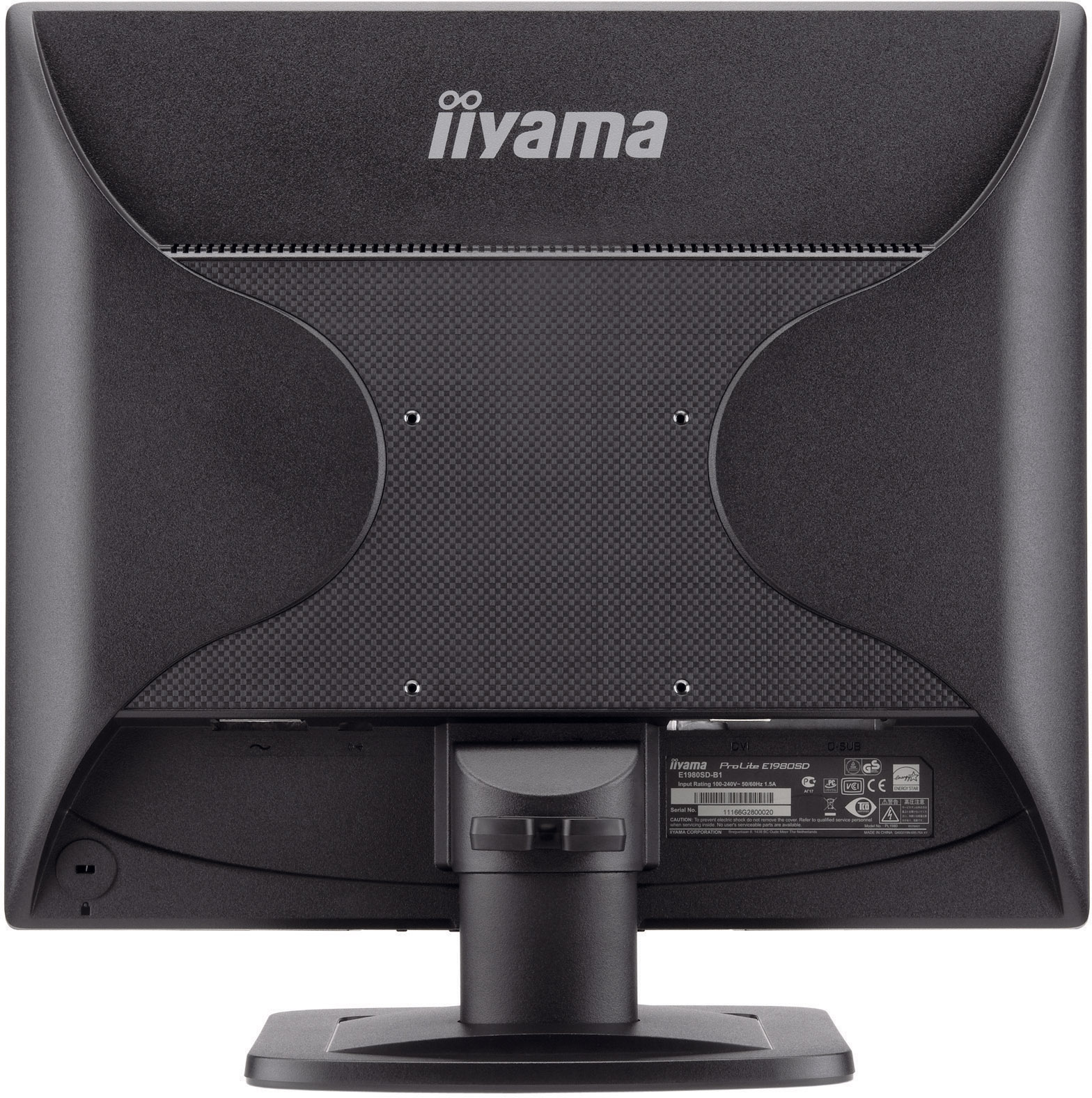 Iiyama E1980SD-B1 LED-Monitor EEK E (A - G) 48.3 cm (19 Zoll) 1280 x 1024 Pixel 5:4 5 ms DVI, VGA T