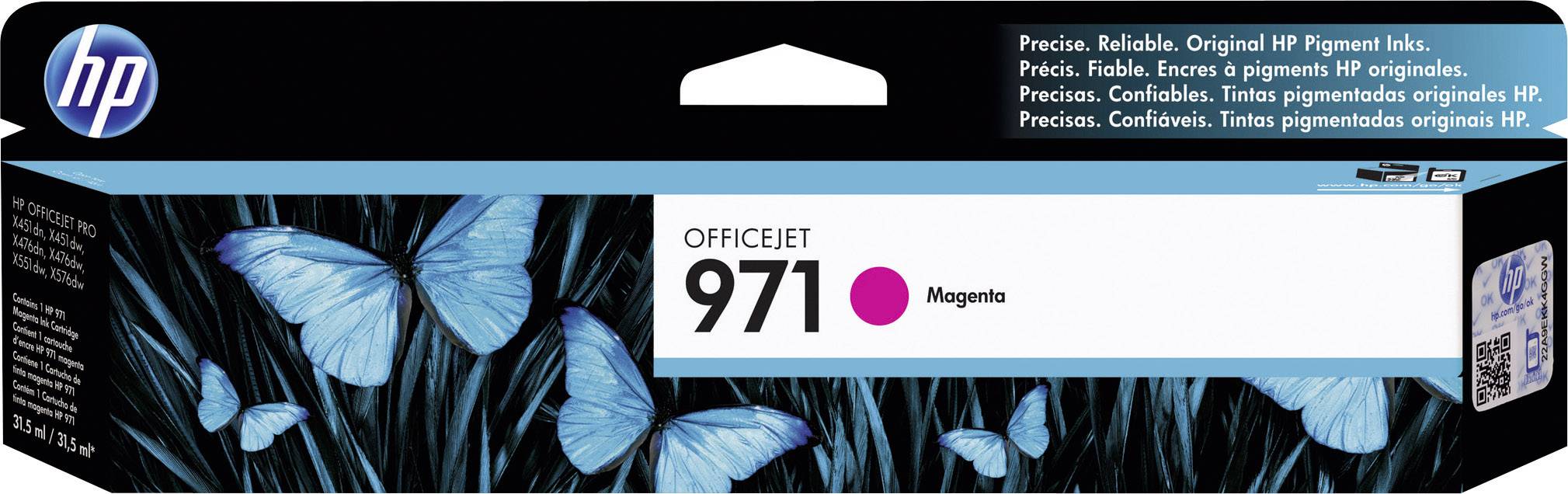 HP Druckerpatrone 971 Original Magenta CN623AE Tinte