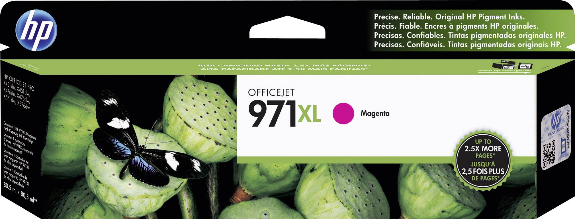 HP 971XL - Hohe Ergiebigkeit - Magenta - original
