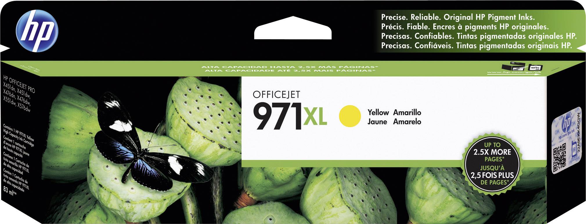 HP Druckerpatrone 971XL Original Gelb CN628AE Tinte