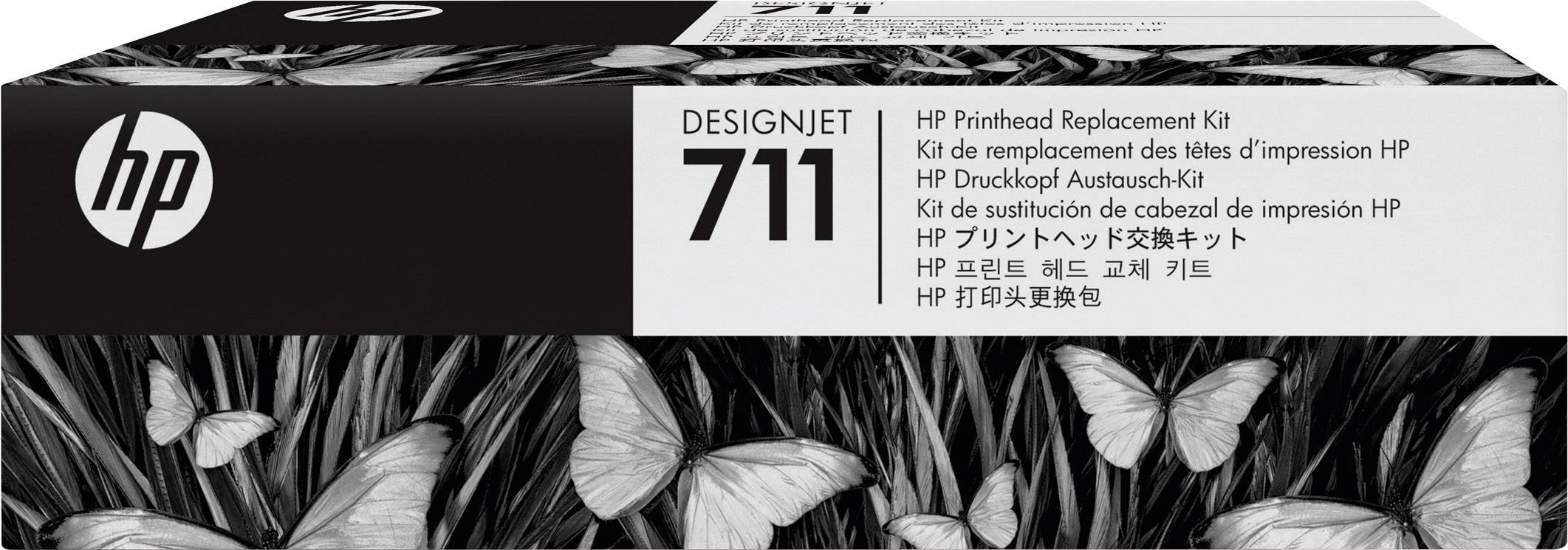 HP 711 - Schwarz, Gelb, Cyan, Magenta - Druckkopf