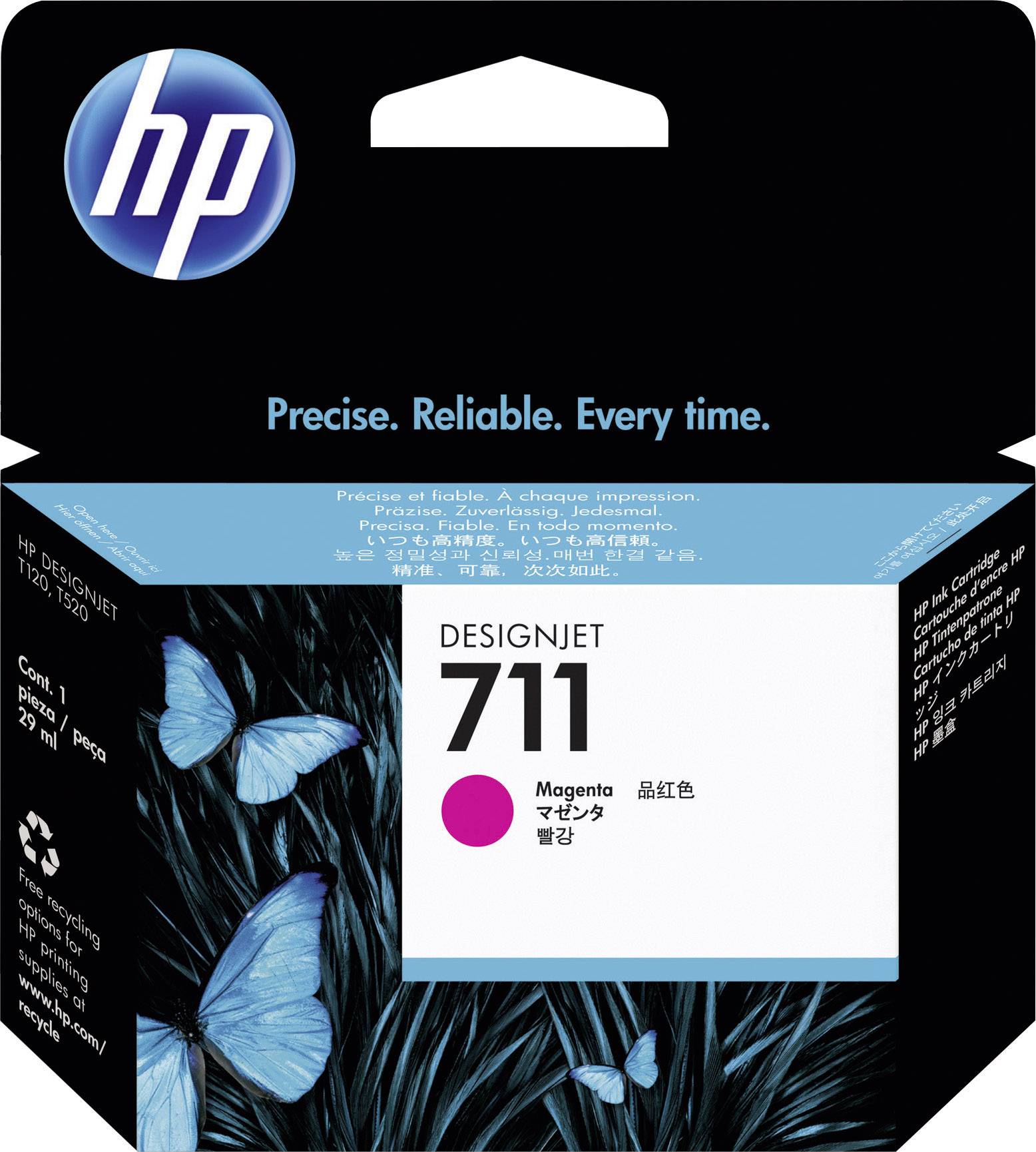 HP Druckerpatrone 711 Original Magenta CZ131A
