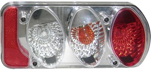 Eufab Ersatzglas Blinker, Bremslicht, Rückleuchte, Rückfahrscheinwerfer rechts Klarglas