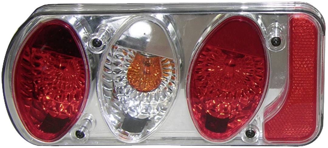 Eufab Ersatzglas Blinker, Bremslicht, Rückleuchte, Rückfahrscheinwerfer links Klarglas
