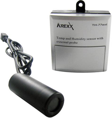 Arexx TSN-TH77ext Datenlogger-Sensor Messgröße Temperatur, Luftfeuchtigkeit -40 bis 124°C 5 bis 1