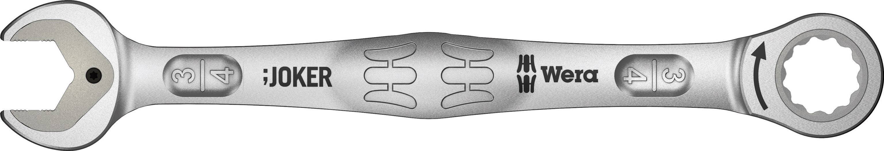 Wera 05073287001 Joker Knarren-Ring-Maulschlüssel Schlüsselweite (Zoll) 3/4"
