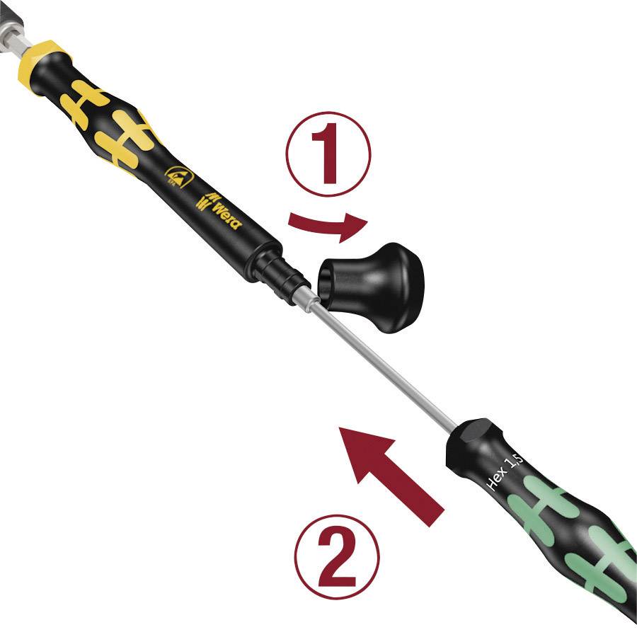Wera 1460 ESD Drehmoment-Schraubendreher 0.02 - 0.06 Nm