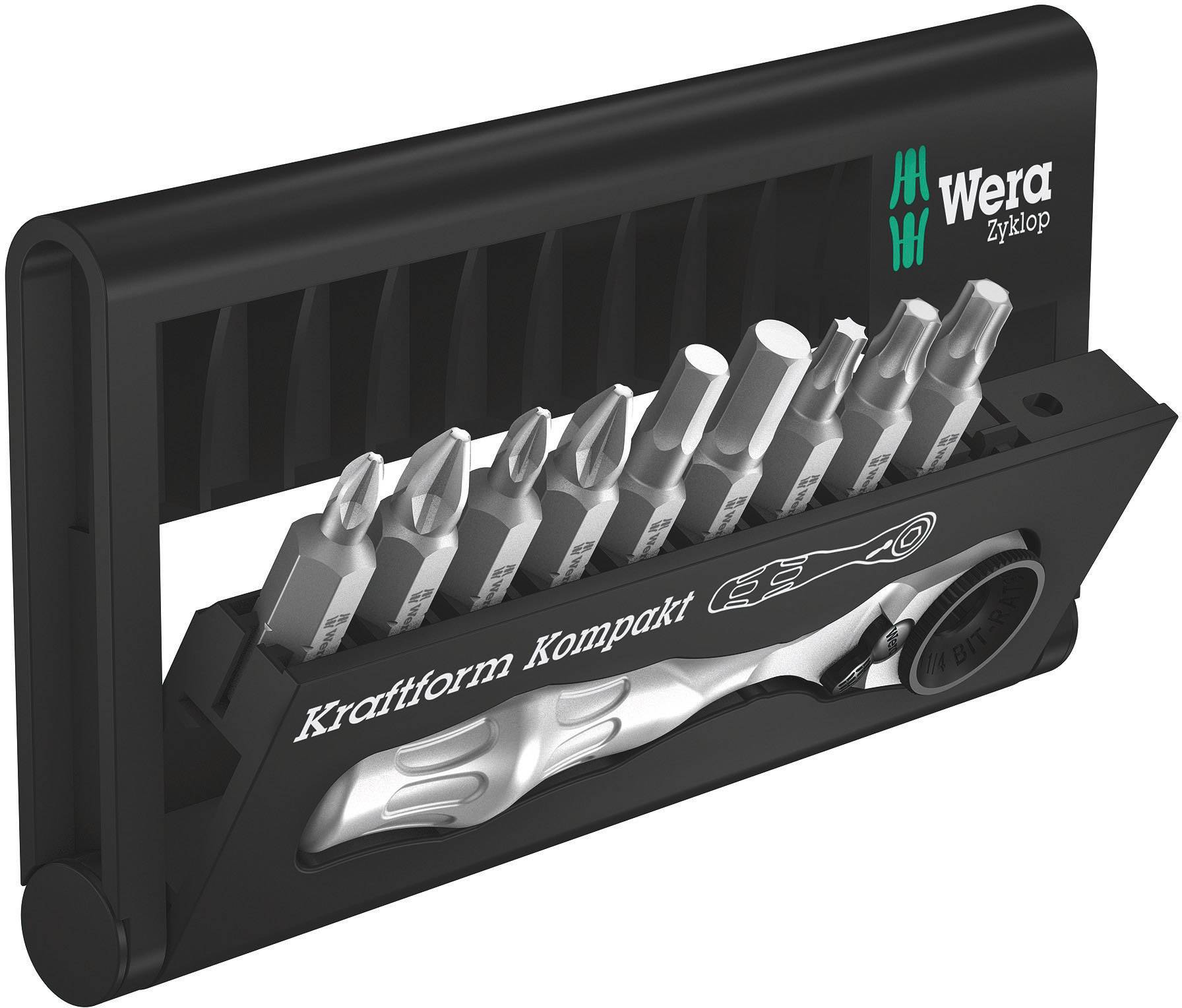 Wera BC BR 9 05073645001 Umschaltknarren-Set 1/4" (6.3 mm) 87 mm