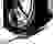 Fiche électrique femelle avec terre ABL Sursum 1589260 avec affichage de tension plastique 230 V noir, gris IP54