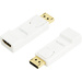 LogiLink CV0057 DisplayPort / HDMI Adapter [1x DisplayPort Stecker - 1x HDMI-Buchse] Weiß vergoldete Steckkontakte
