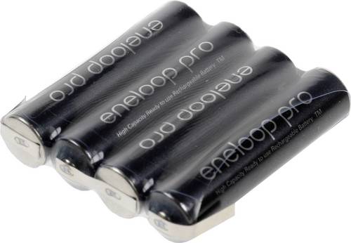 Panasonic eneloop Pro Akkupack 4x Micro (AAA) Z-Lötfahne NiMH 4.8 V 900 mAh