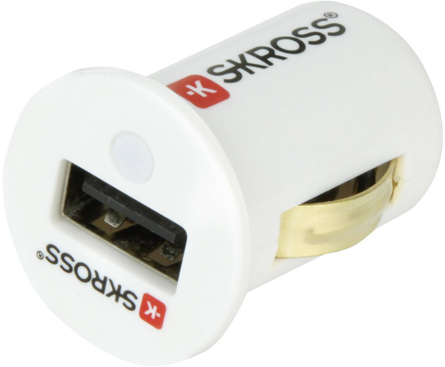 Skross Zigarettenanzünder-Adapter Midget USB Car Charger 2,1 A Belastbarkeit Strom max.=2.1 A Passend für (Details) Zigarettenanzünder, USB-A Adap