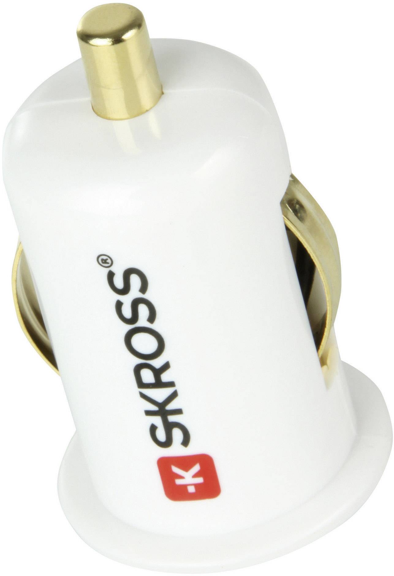 Skross Zigarettenanzünder-Adapter Midget USB Car Charger 2,1 A Belastbarkeit Strom max.=2.1 A Passend für (Details) Zigarettenanzünder, USB-A Adap