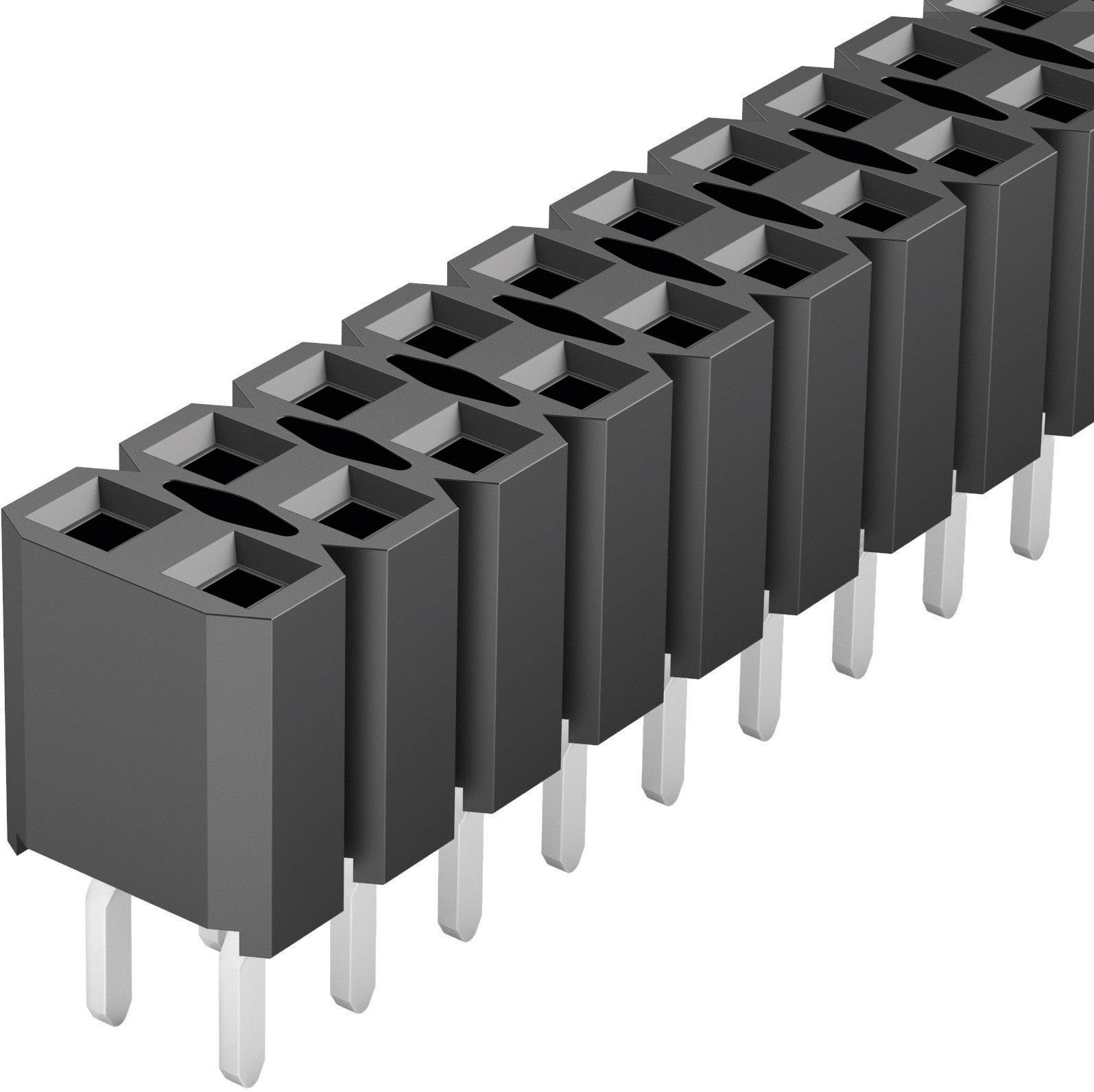 Fischer Elektronik Buchsenleiste (Standard) Anzahl Reihen: 2 Polzahl je Reihe: 36 BL LP 2/ 72/S 1 S