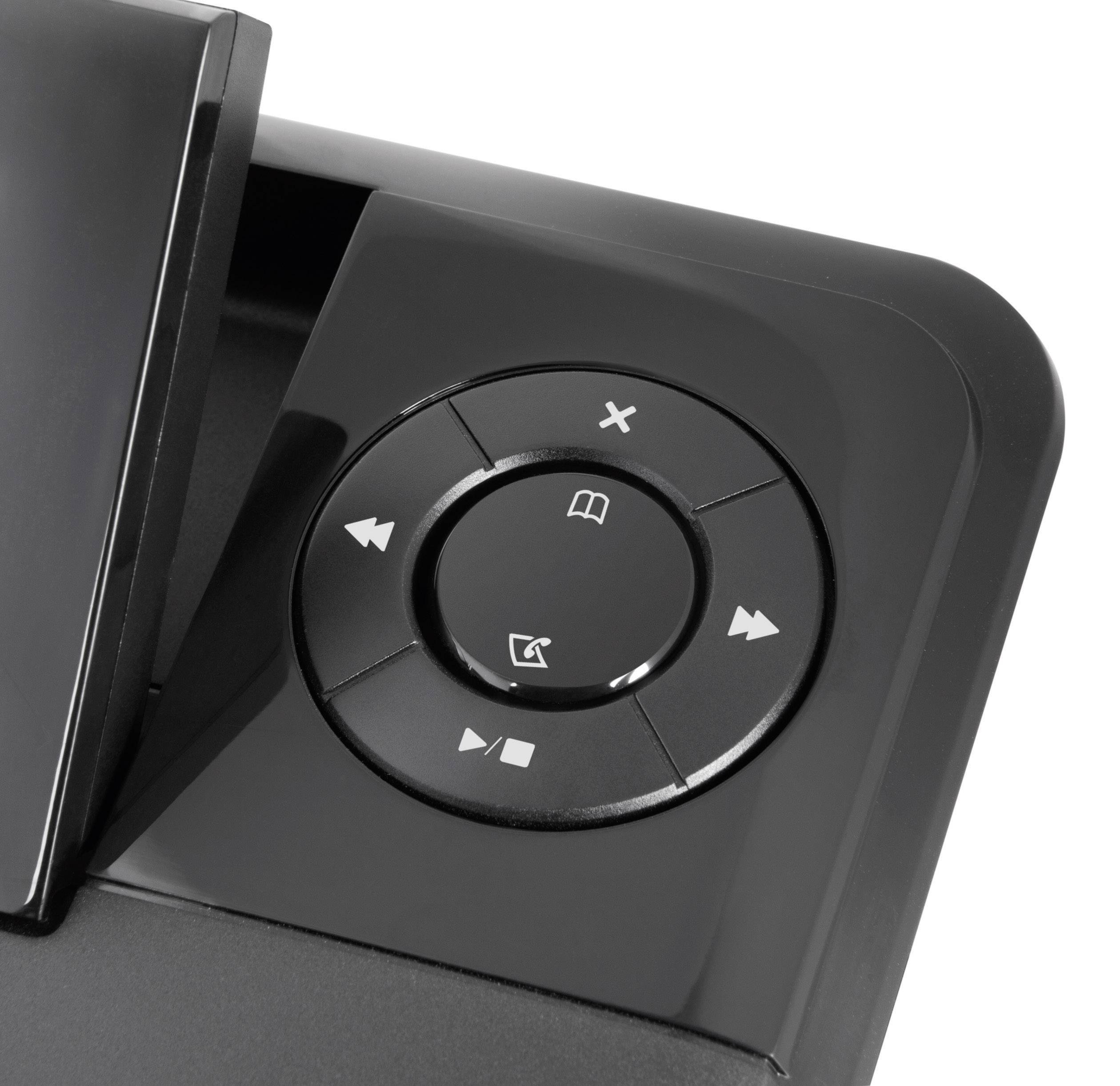 doro Comfort 4005 Combo Schnurgebundenes Seniorentelefon Optische Anrufsignalisierung, Anrufbeantworter, Freisprechen Beleuchtetes Display Schwarz