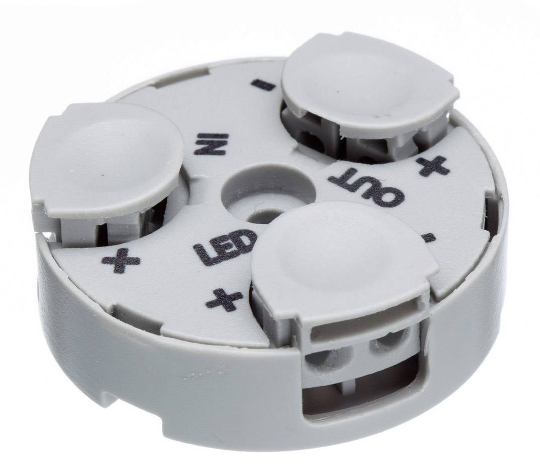 Adels-Contact 601103 LED 3050 Verteiler-Box flexibel: 0.34-0.5mm² starr: 0.34-0.5mm² Polzahl: 2 Lichtgrau