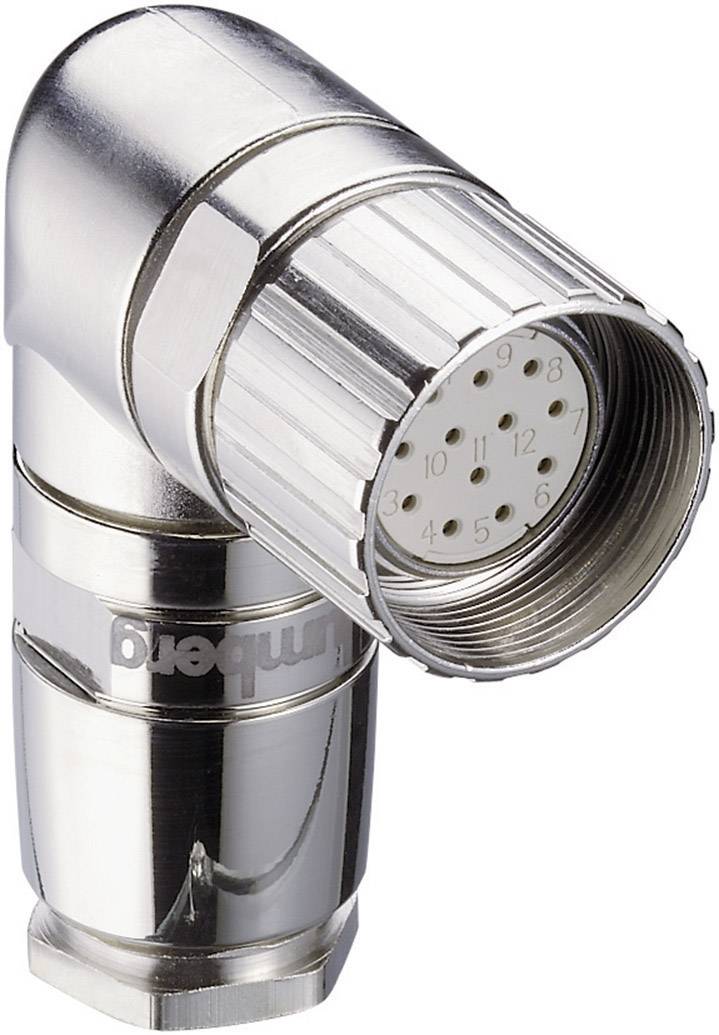 Lumberg Automation 2072 Sensor-/Aktor-Steckverbinder, unkonfektioniert M23 Kupplung, gewinkelt Polz