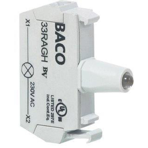 BACO 33RARL LED-Element Rot 12 V/DC, 24 V/DC 1St.