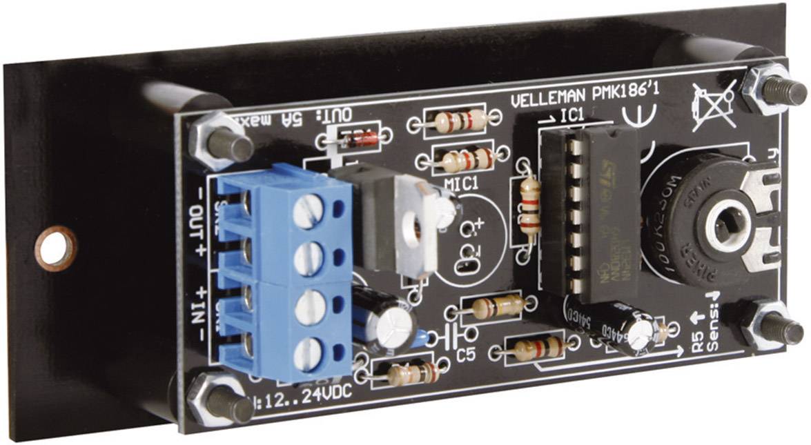Whadda MK186 LED Lichtorgel Ausführung (Bausatz/Baustein): Bausatz 12 V/DC, 24 V/DC