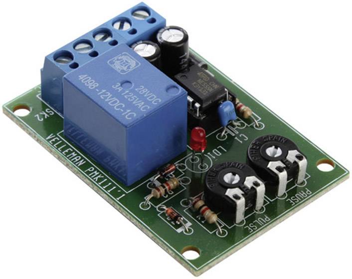 Whadda VM136 Intervall Timer Baustein 12 V/DC 0.5 - 60s