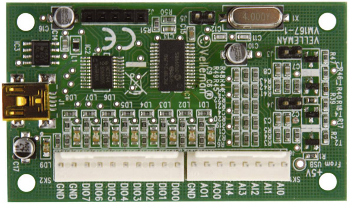 Whadda VM167 Mini USB Schnittstelle Baustein 5 V/DC