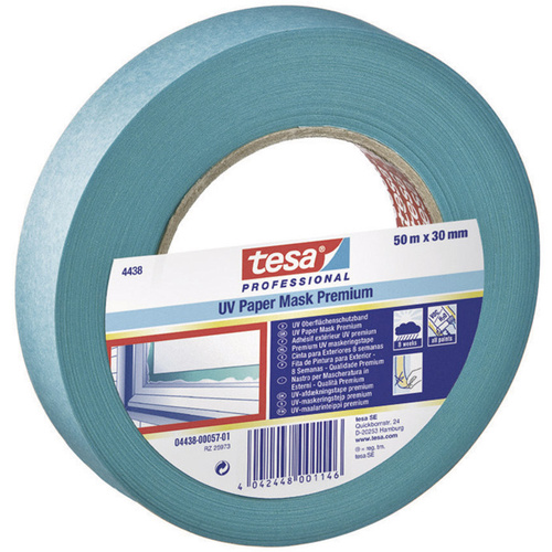 TESA PREMIUM 04438-00012-00 Kreppband tesakrepp® Blau (L x B) 50m x 19mm 1St.