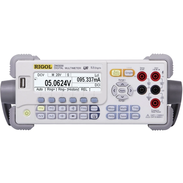 Rigol DM3058 Tisch-Multimeter digital CAT II 300V Anzeige (Counts): 200000 Rigol DM3058 Tisch-Multimeter digital CAT II 300V Anzeige (Counts): 200000