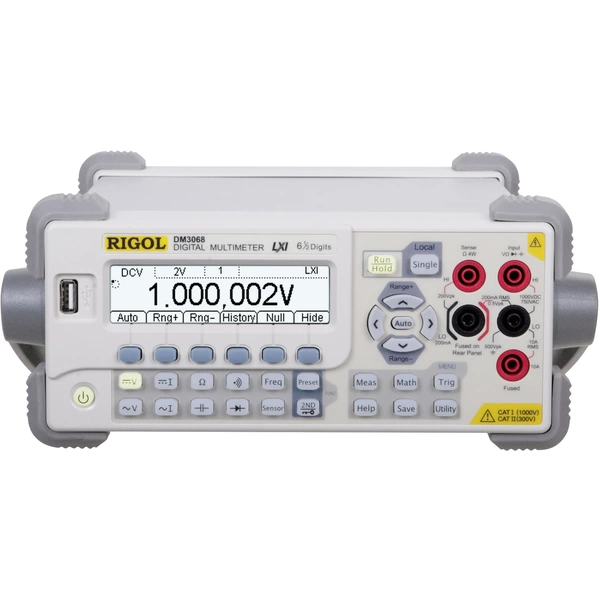 Rigol DM3068 Tisch-Multimeter digital CAT II 300V Anzeige (Counts): 2200000 Rigol DM3068 Tisch-Multimeter digital CAT II 300V Anzeige (Counts): 2200000