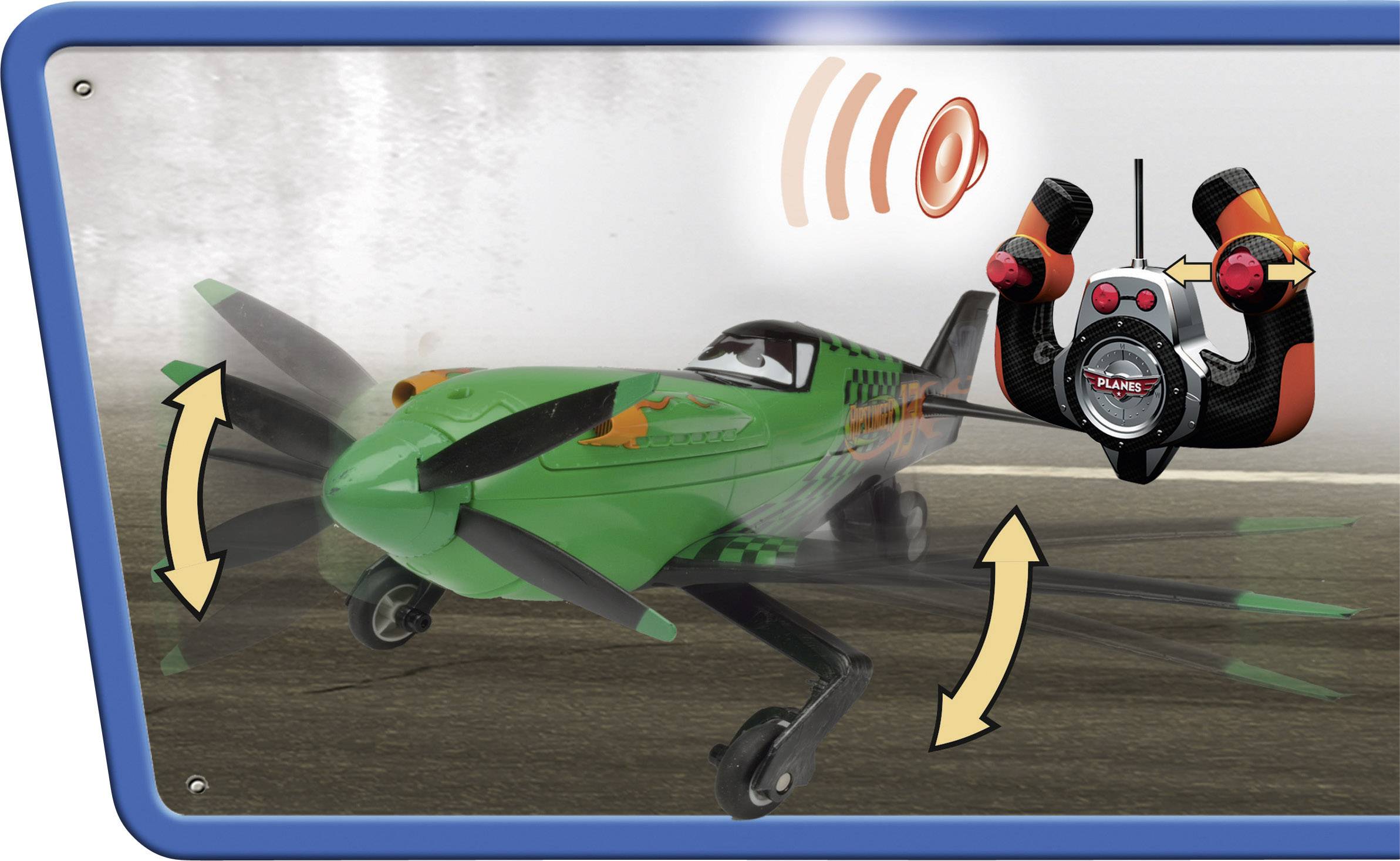 Dickie Toys 203089805 Driving Plane Risplinger 1:24 RC Einsteiger Modellauto Elektro