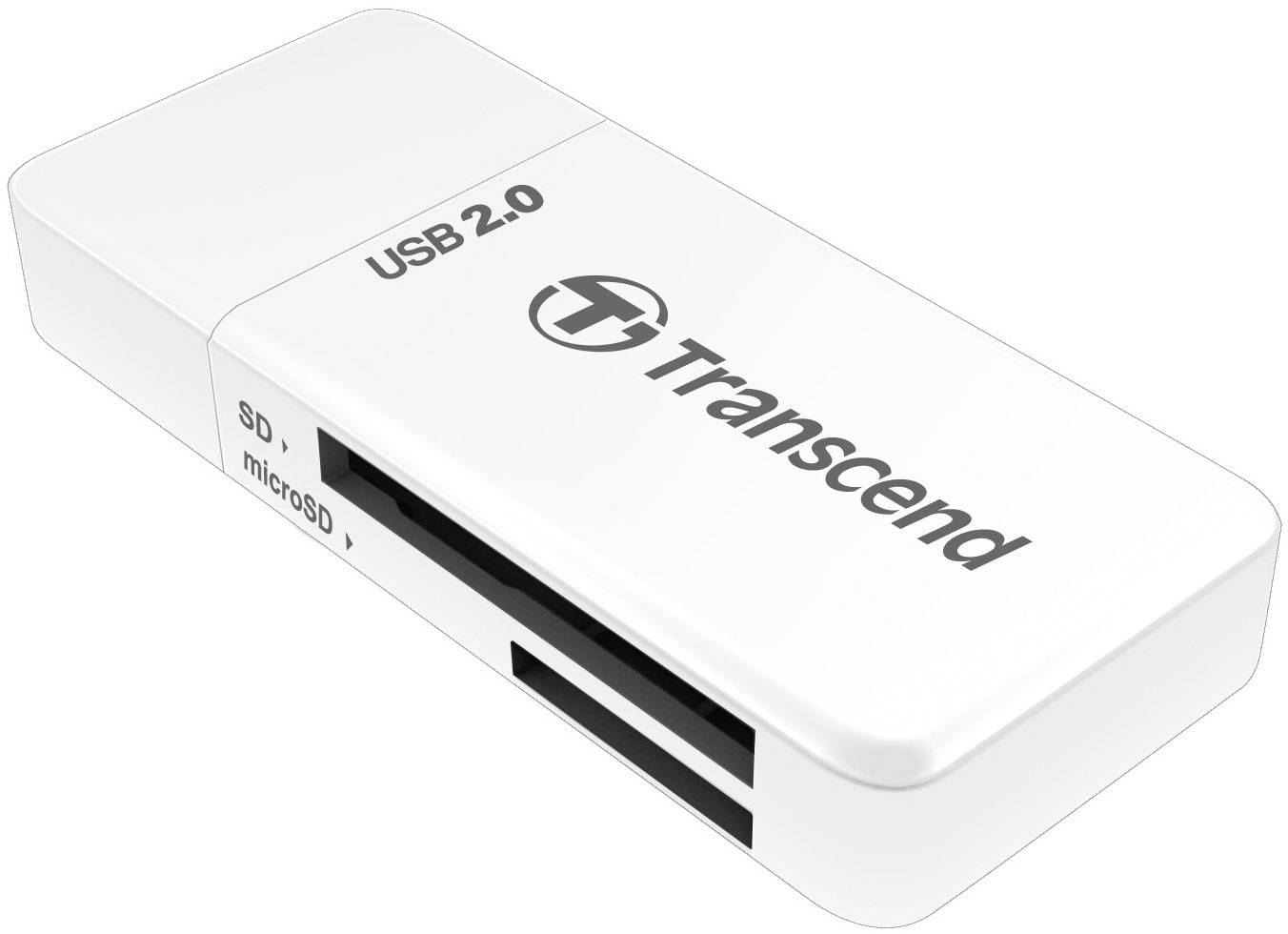 Transcend P5 Externer Speicherkartenleser USB 2.0 Weiß