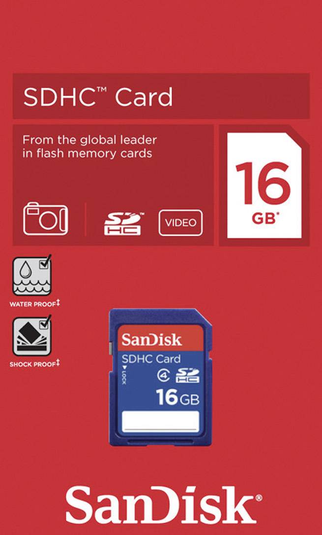 SanDisk SDSDB-016G SDHC-Karte 16GB Class 4
