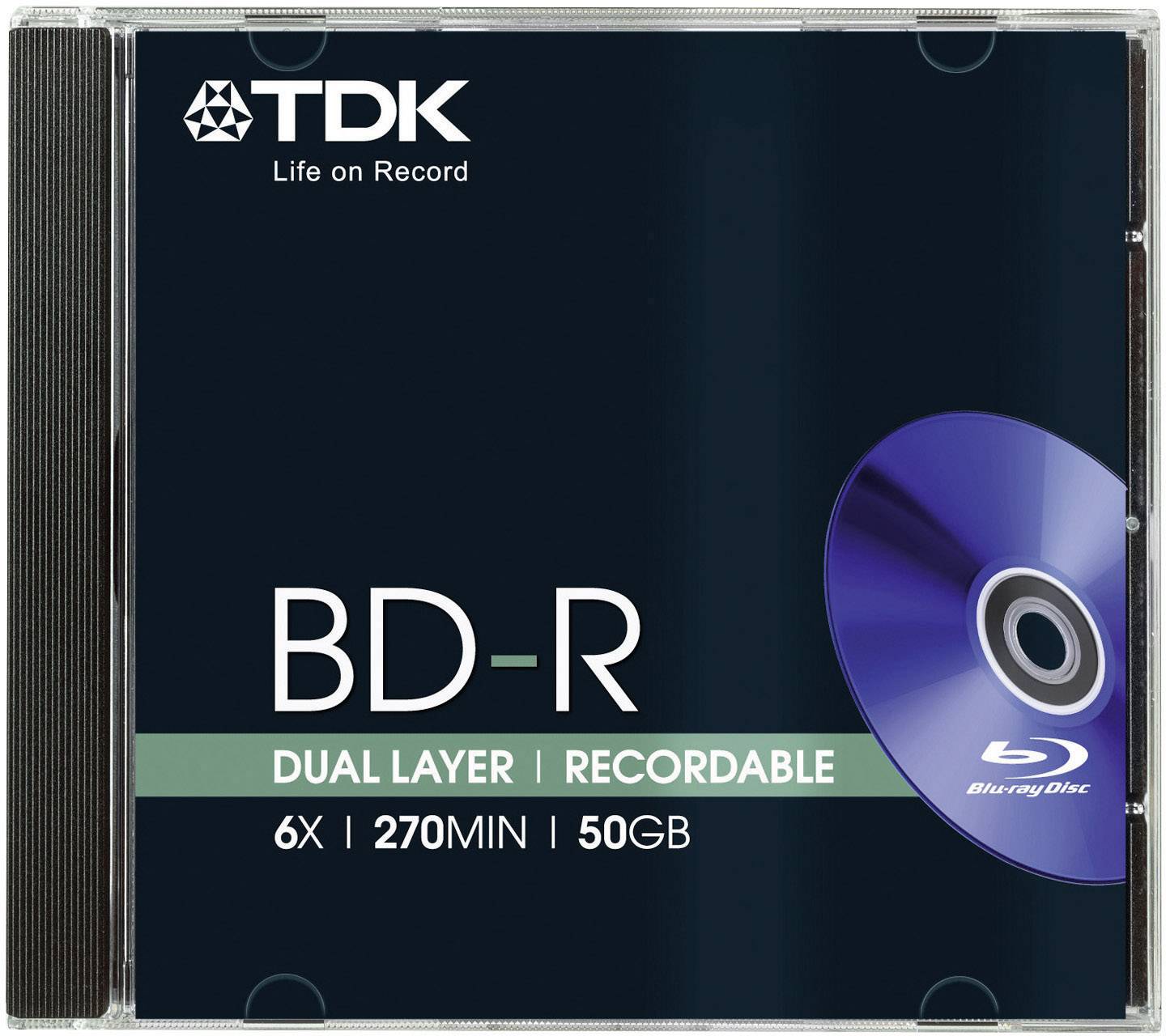 TDK BD-R256X Blu-ray BD-R Rohling 25 GB 1 St. Jewelcase
