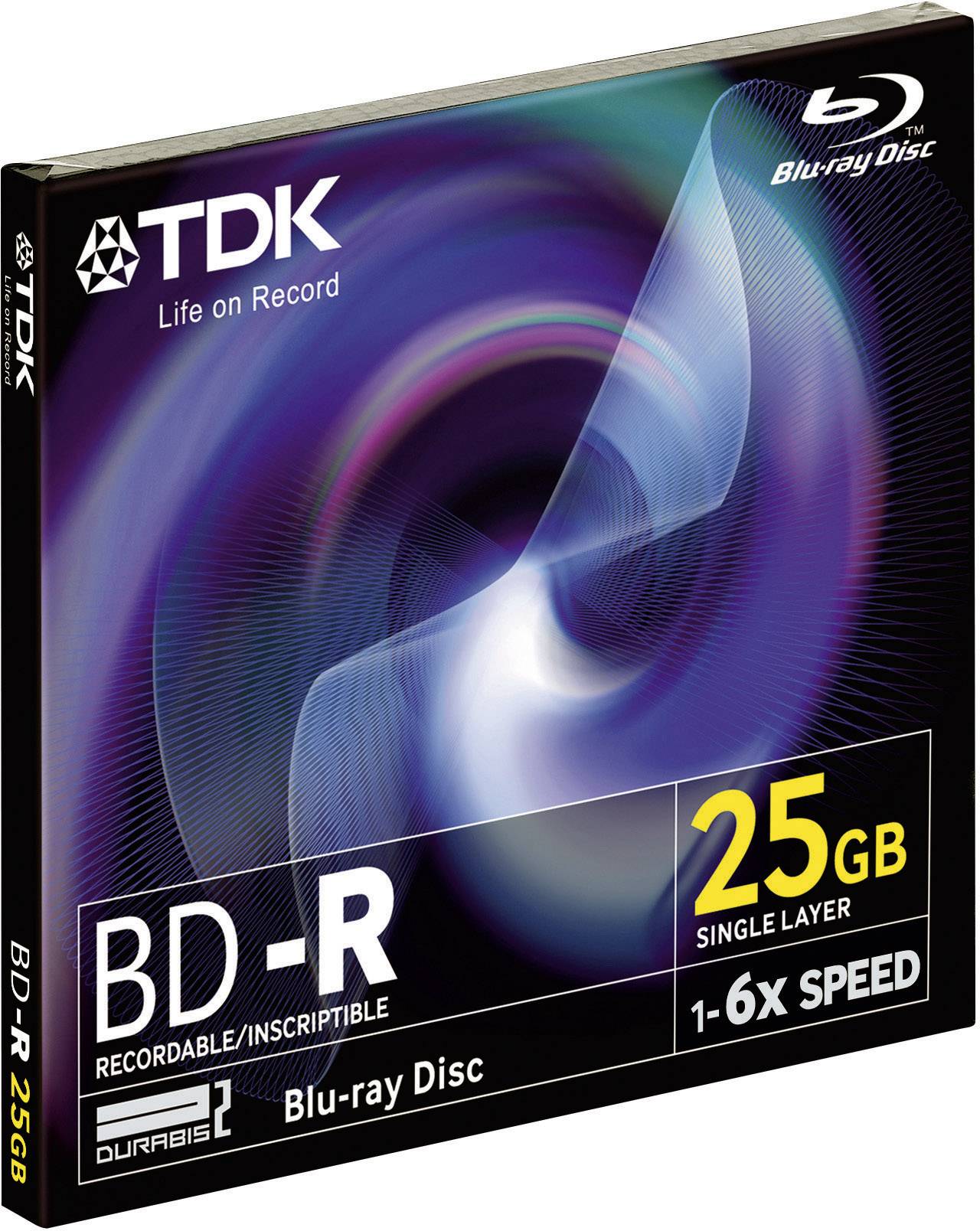 TDK BD-R256X Blu-ray BD-R Rohling 25 GB 1 St. Jewelcase
