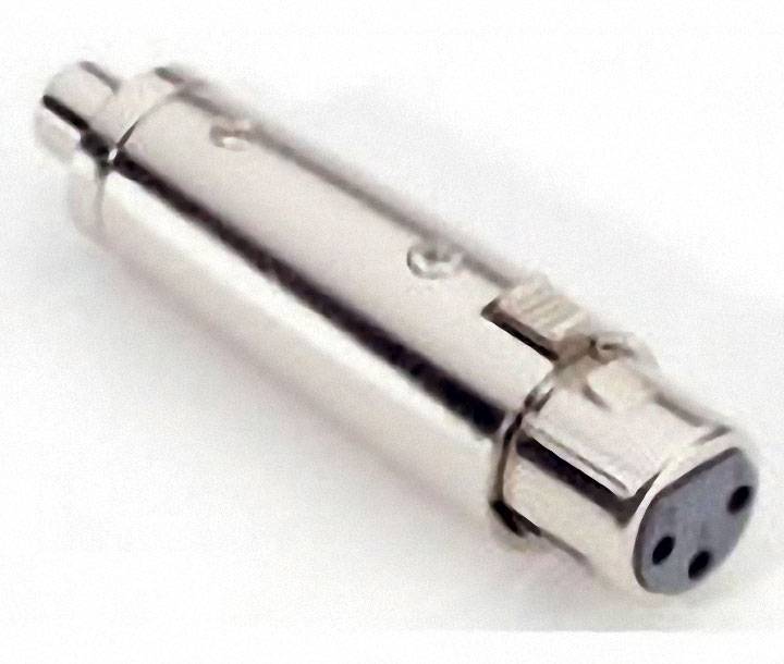 Adam Hall 7858 Audio Adapter [1x XLR-Buchse - 1x Cinch-Buchse] Silber