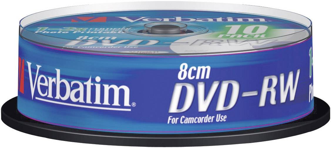 VERBATIM DVD-RW 1,4GB 8CM 2X 10ER SP