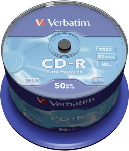 Verbatim 43351 CD-R 80 Rohling 700 MB 50 St. Spindel