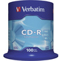 Verbatim 43411 CD-R 80 Rohling 700 MB 100 St. Spindel