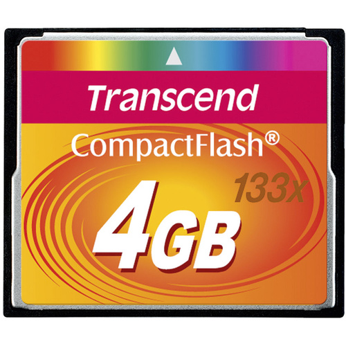 Carte Compact-Flash Transcend Standard 133x 4 GB
