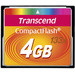 Carte Compact-Flash Transcend Standard 133x 4 GB