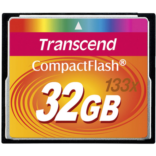 Carte Compact-Flash Transcend Standard 133x 32 GB