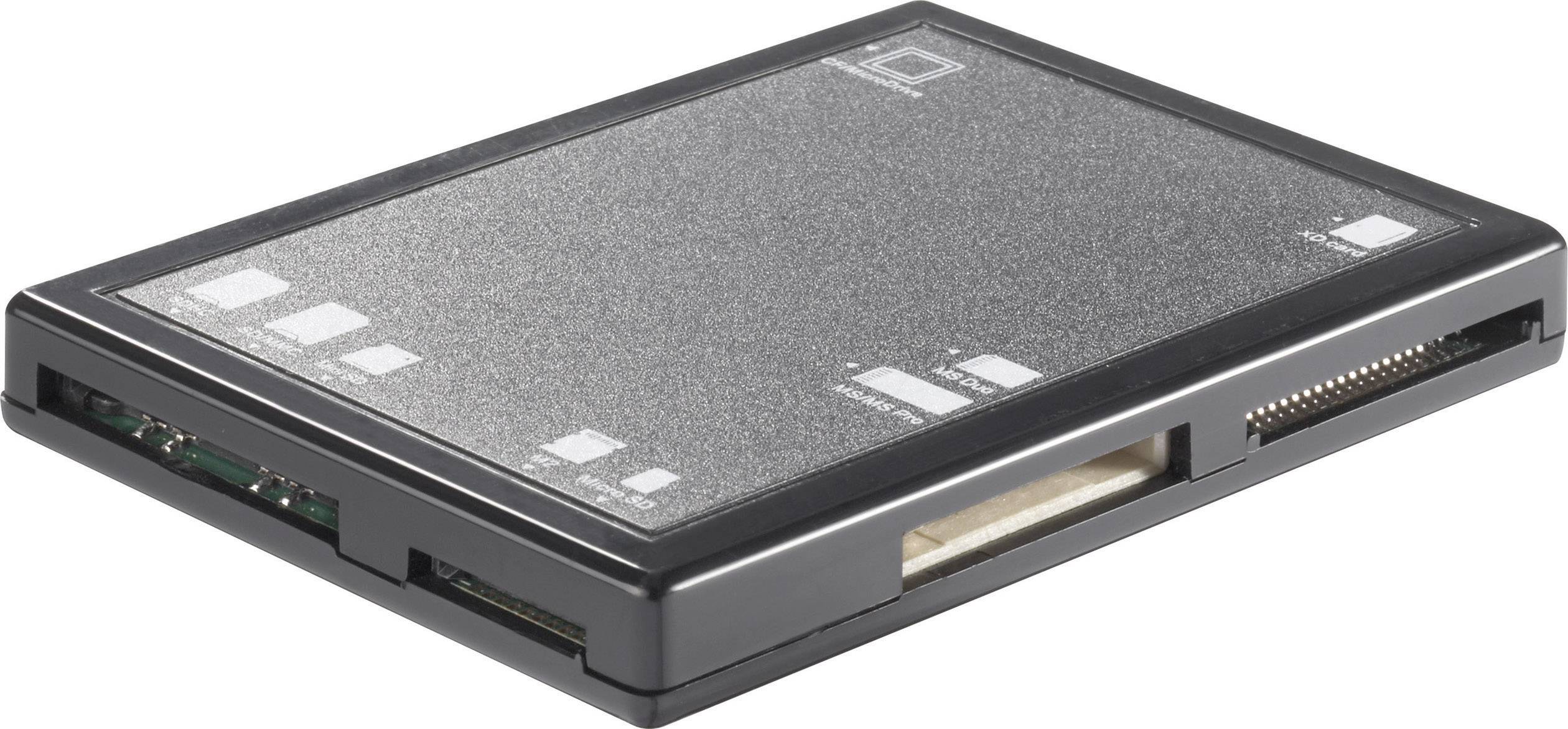 Externer Speicherkartenleser USB 2.0 Schwarz