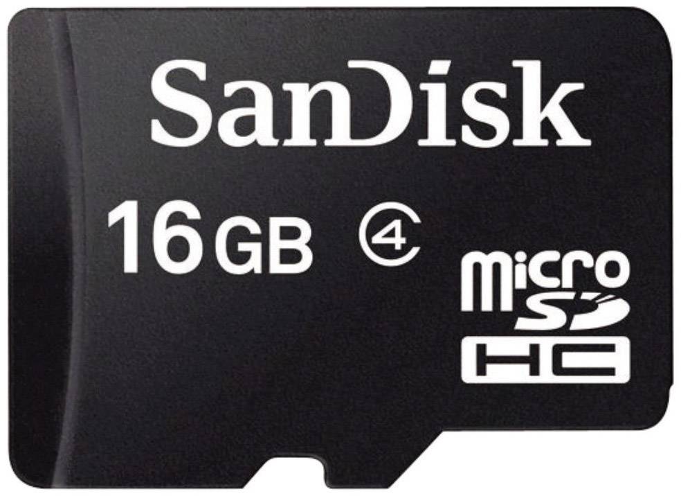 SanDisk SDSDQM-016G-B35 microSDHC-Karte 16GB Class 4
