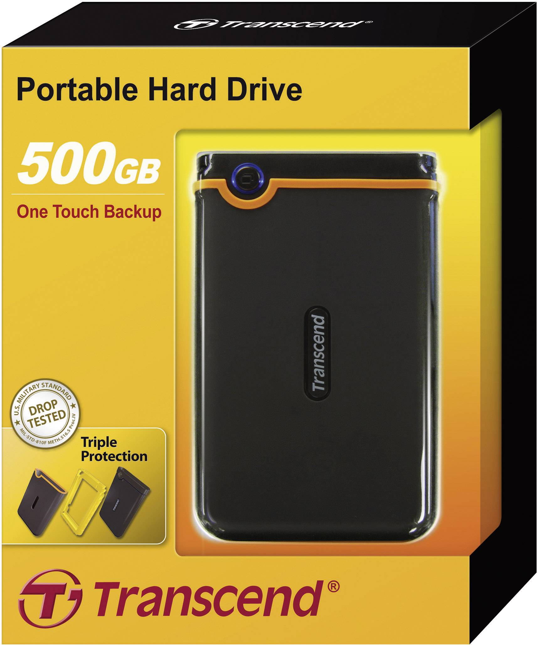 Transcend StoreJet 25M Anti-Shock 500GB