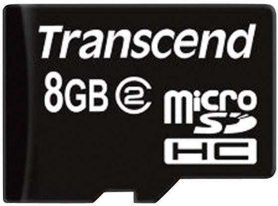 Transcend Standard microSDHC-Karte 8 GB Class 2