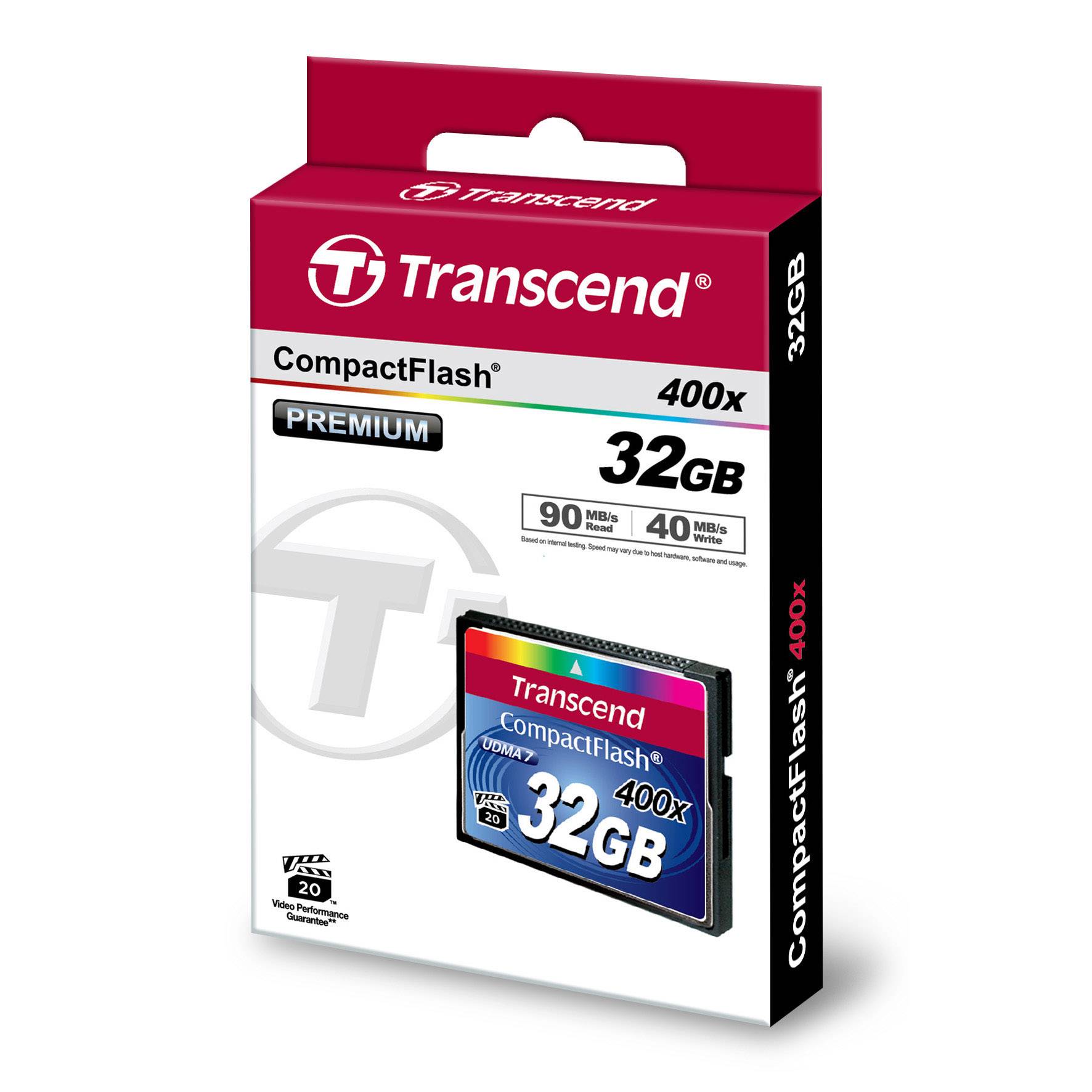 Transcend Premium 400x CF-Karte 32 GB