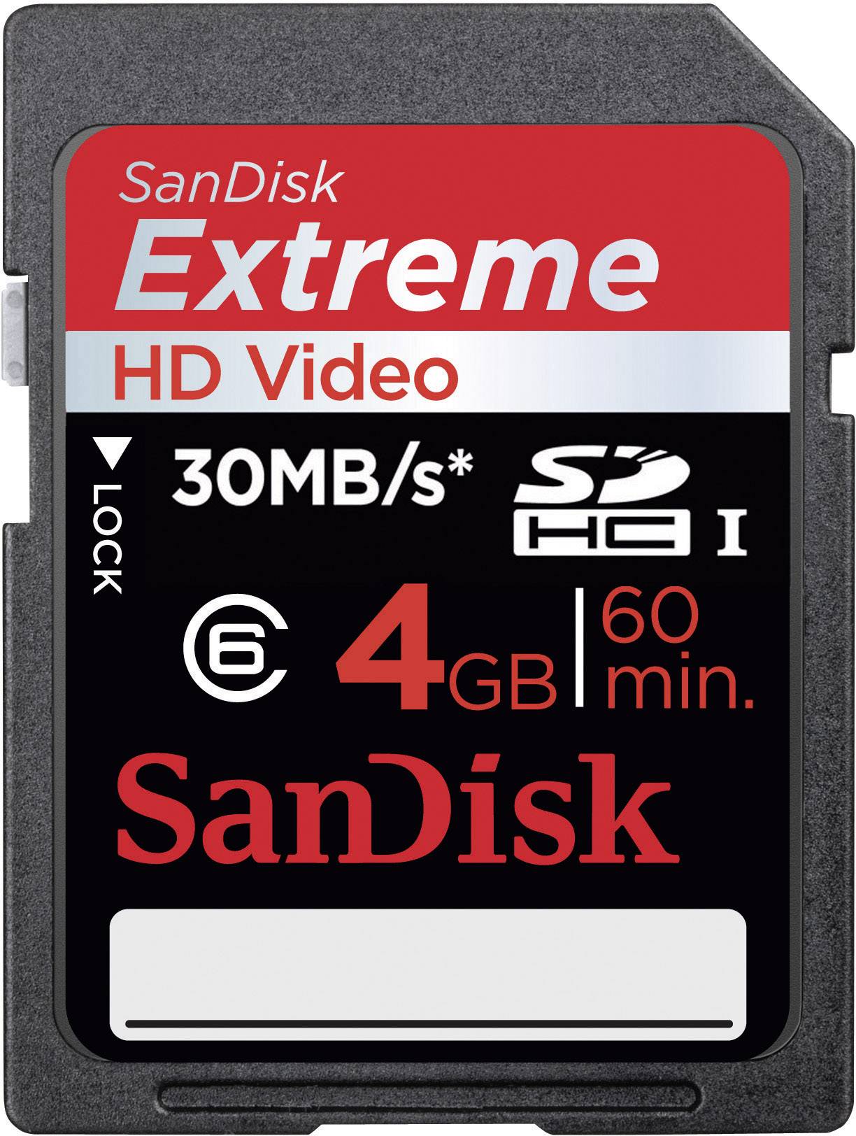 SanDisk Extreme® SDHC-Karte 4 GB Class 10 UHS-I
